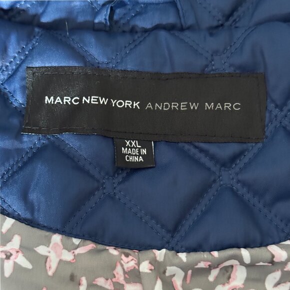 NEW ANDREW MARC QUILTED ZIP MOTO JACKET PREMIUM COASTAL COWGIRL CABINCORE XXL - Picture 9 of 10